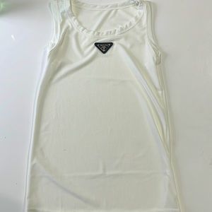 White dupe tank top
